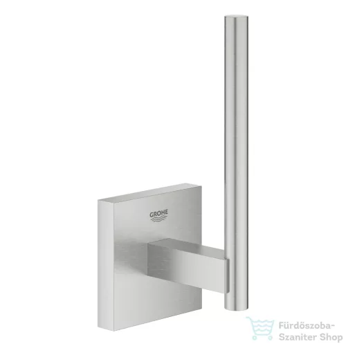 Grohe START CUBE fali pót wc papír tartó tartó,Supersteel 40979DC0