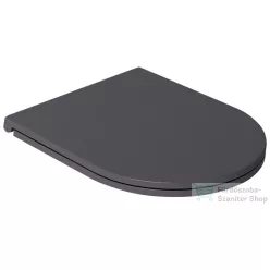   Sapho ISVEA INFINITY SLIM Soft Close WC-ülőke, Easy Take, antracit (40KF0522I)
