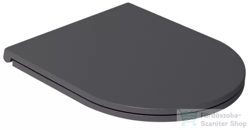 Sapho ISVEA INFINITY SLIM Soft Close WC-ülőke, Easy Take, antracit (40KF0522I)
