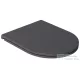 Sapho ISVEA INFINITY SLIM Soft Close WC-ülőke, Easy Take, antracit (40KF0522I)