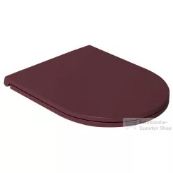   Sapho ISVEA INFINITY SLIM Soft Close WC-ülőke, Easy Take, gesztenyevörös (40KF0543I)