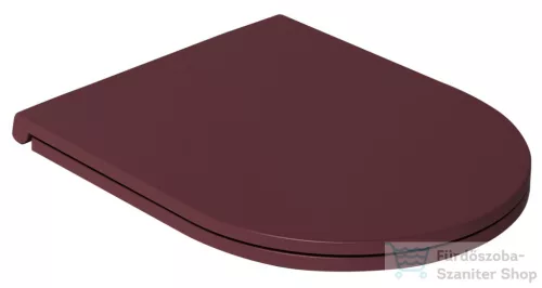 Sapho ISVEA INFINITY SLIM Soft Close WC-ülőke, Easy Take, gesztenyevörös (40KF0543I)