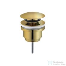   Coycama click-clack leeresztő túlfolyós és túlfolyó nélküli mosdóhoz,szálcsiszolt arany 41003203