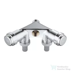   Grohe EGGEMANN WAS® tömlővéges duplaszelep 1/2",króm 41020000