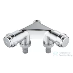   Grohe EGGEMANN WAS® tömlővéges duplaszelep 1/2",króm 41022000