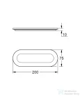 Grohe Selection fali szappantartó tartókonzol nélkül,króm 41036000