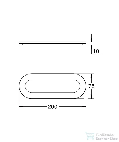 Grohe Selection fali szappantartó tartókonzol nélkül,króm 41036000