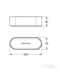 Grohe SELECTION zuhanytermék tároló tartókonzol nélkül 41037000