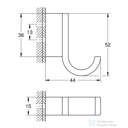 Grohe SELECTION akasztó,Warm Sunset 41039DA0
