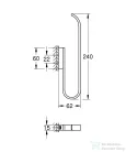 Grohe SELECTION pót wc papír tartó 2 tekercshez,Brushed Cool Sunrise 41067GN0