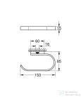 Grohe SELECTION fali wc papír tartó,Brushed Nickel 41068EN0