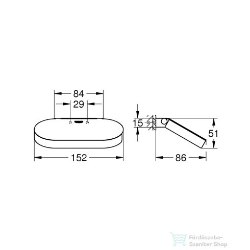 Grohe SELECTION fali wc papír tartó,Brushed Warm Sunset 41069DL0
