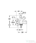 Grohe EGGEMANN WAS® sarokszelep 1/2",króm 41073000