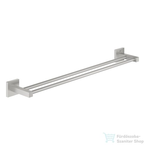 Grohe START CUBE 65,4 cm-es dupla törölközőtartó,Supersteel 41104DC0