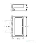 Grohe START CUBE zuhanykosár,matt fekete 411072430