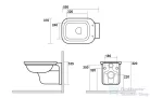 Sapho WALDORF Fali WC 37x33,5x55cm 411501