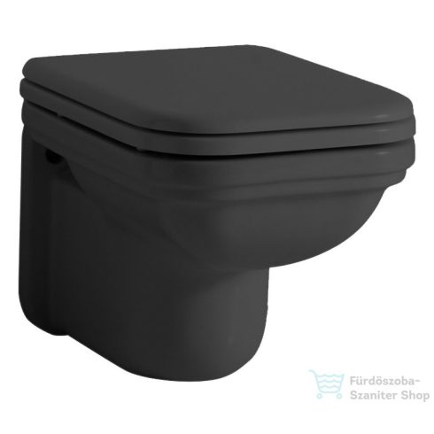 Sapho KERASAN WALDORF Fali WC, 37x33,5x55cm, matt fekete (411531)