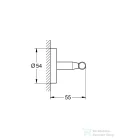 Grohe START COSMOPOLITAN akasztó,króm 41168000