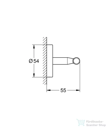 Grohe START COSMOPOLITAN akasztó,króm 41168000