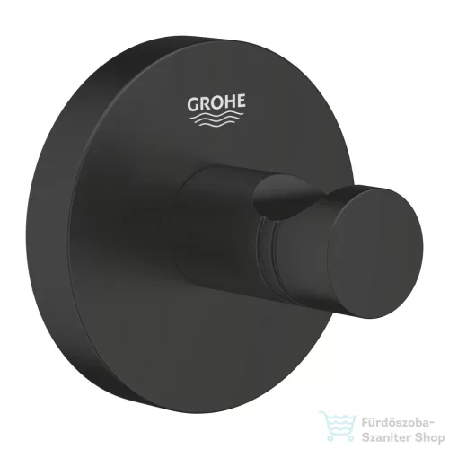 Grohe QuickFix START akasztó, matt fekete 411732430