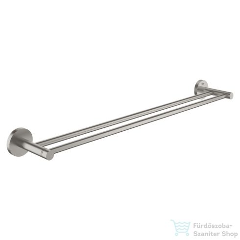 Grohe START 65,4 cm-es dupla törölközőtartó,Supersteel 41203DC0