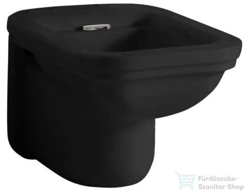 Sapho KERASAN WALDORF Fali bidé, 37x33,5x55cm, matt fekete (4125K7)