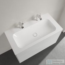   Villeroy & Boch Finion 100x50 beépíthető mosdó 2 csaplyukkal, Ceramic Plus bevonat 4164 A1 R1 ( 4164A1R1 )