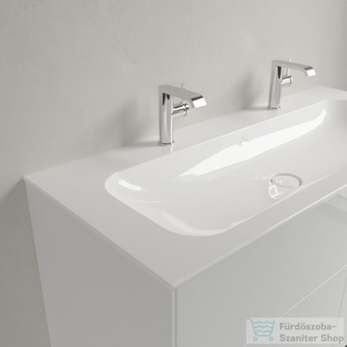 Villeroy & Boch Finion 120x50 beépíthető mosdó 2 csaplyukkal, Ceramic Plus bevonat 4164 C1 R1 ( 4164C1R1 )