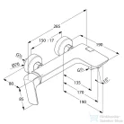 Kludi AMEO egykaros kádtöltő és zuhanycsap, króm 416710575