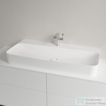   Villeroy & Boch Finion 100x47 mosdó, 1 csaplyukkal, csiszolt alsó felülettel, CeramicPlus bevonattal 4168 1H R1 ( 41681HR1 )