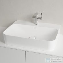   Villeroy & Boch Finion 60x47 mosdó, 1 csaplyukkal, csiszolt alsó felülettel CeramicPlus bevonattal 4168 6L R1 ( 41686LR1 )