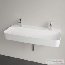   Villeroy & Boch Finion 100x47 mosdó, 2 csaplyukkal CeramicPlus bevonattal 4168 A1 R1 ( 4168A1R1 )