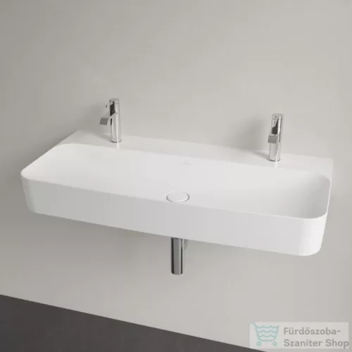 Villeroy & Boch Finion 100x47 mosdó, 2 csaplyukkal CeramicPlus bevonattal 4168 A1 R1 ( 4168A1R1 )