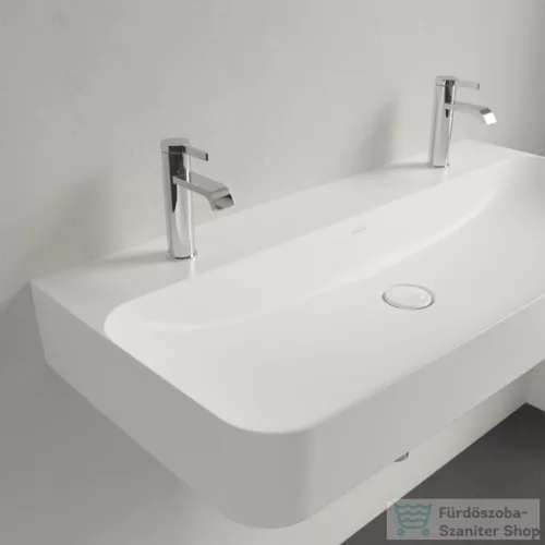 Villeroy & Boch Finion 100x47 mosdó, 2 csaplyukkal CeramicPlus bevonattal 4168 A1 R1 ( 4168A1R1 )