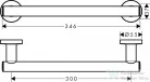 Hansgrohe LOGIS UNIVERSAL kapaszkodó, króm 41713000