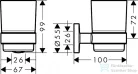 Hansgrohe LOGIS UNIVERSAL fogmosópohár, króm 41718000