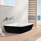 Villeroy & Boch Artis 58x38cm-es ráültethető mosdó Coal Black színben 4172 58 BCT8 ( 417258BCT8 )