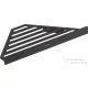 Hansgrohe ADDSTORIS 305 mm-es sarokpolc, matt fekete 41741670