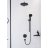   Hansgrohe ADDSTORIS 305 mm-es sarokpolc, matt fekete 41741670