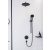 Hansgrohe ADDSTORIS 305 mm-es sarokpolc, matt fekete 41741670