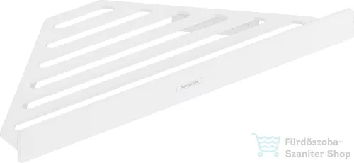Hansgrohe ADDSTORIS 305 mm-es sarokpolc, matt fehér 41741700