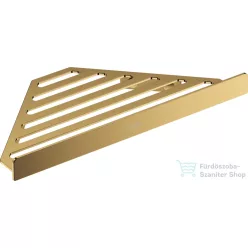   Hansgrohe ADDSTORIS 305 mm-es sarokpolc, polírozott arany hatású 41741990