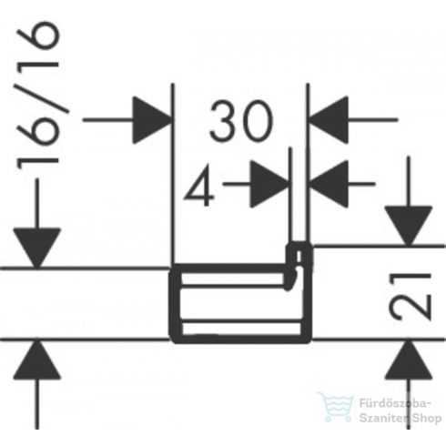 Hansgrohe ADDSTORIS akasztó, króm 41742000