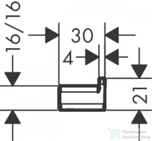 Hansgrohe ADDSTORIS akasztó, matt fekete 41742670