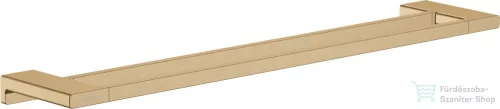 Hansgrohe ADDSTORIS 648 mm-es dupla törölközőtartó, szálcsiszolt bronz 41743140