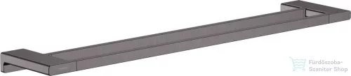 Hansgrohe ADDSTORIS 648 mm-es dupla törölközőtartó, szálcsiszolt fekete/króm 41743340