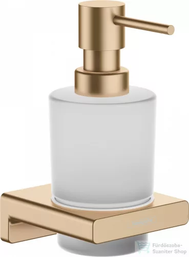 Hansgrohe ADDSTORIS  fali szappanadagoló, szálcsiszolt bronz 41745140
