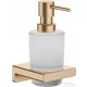 Hansgrohe ADDSTORIS  fali szappanadagoló, szálcsiszolt bronz 41745140