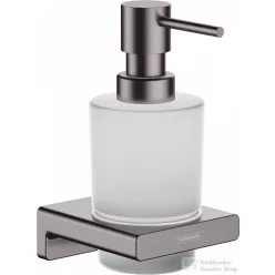   Hansgrohe ADDSTORIS  fali szappanadagoló, szálcsiszolt fekete/króm 41745340