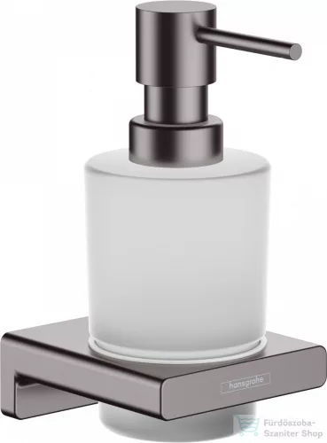 Hansgrohe ADDSTORIS  fali szappanadagoló, szálcsiszolt fekete/króm 41745340